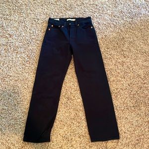 NWOT Never worn black Levi’s Wedgie cut jeans